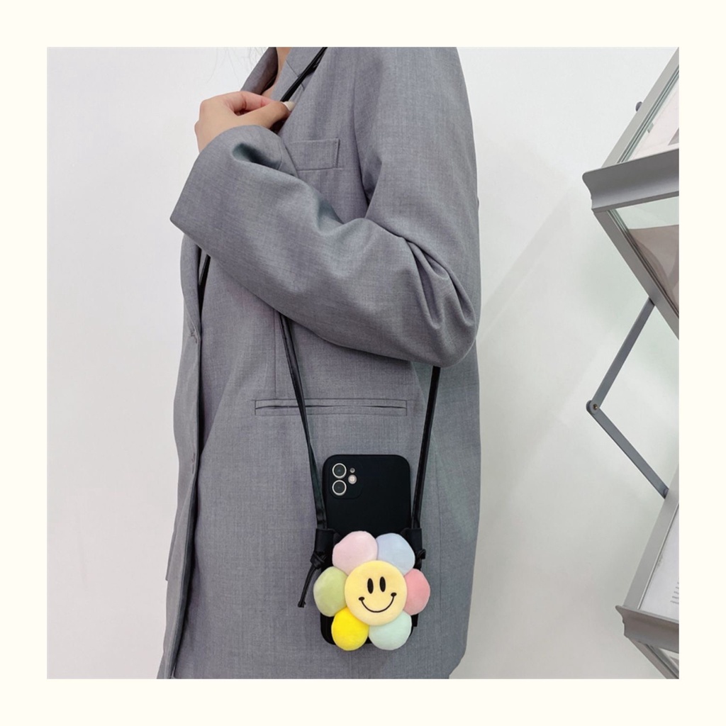 Ốp Điện Thoại Hình Hoa Hướng Dương Mặt Cười Cho iphone 14 13 12 11 Pro Max XsMax xr x xS 7 8 Plus SE 2020