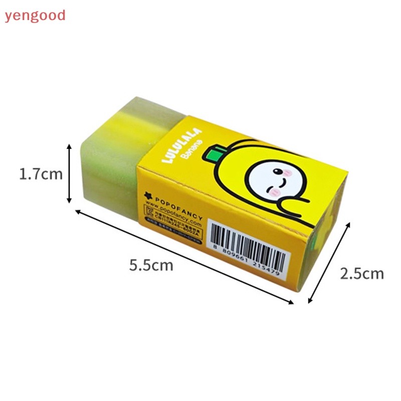 (YGD) Gôm Tẩy Bút Chì Hình Trái Cây Ngẫu Nhiên Dễ Thương