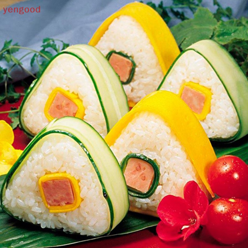 Khuôn Làm Cơm Nắm 3D Bằng Nhựa Màu Sắc Ngẫu Nhiên Tiện Dụng Cho Nhà Bếp