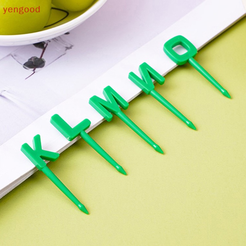 Bộ Nĩa Ăn Trái Cây 26 Chữ Cái Hình Động Vật Dễ Thương Cho Bé