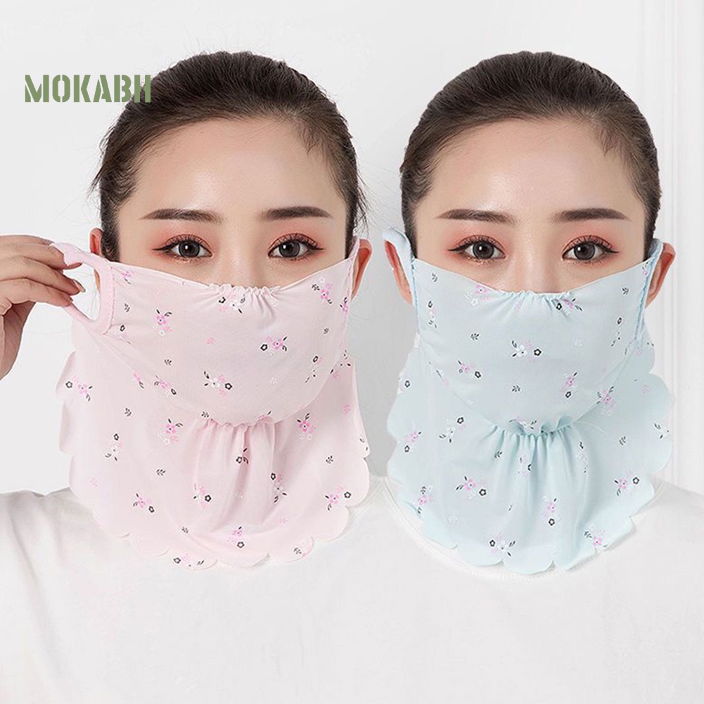 Bộ 5 Khăn Choàng Cổ Chống Tia UV Họa Tiết Hoa Thời Trang Xuân Hè Dành Cho Nữ