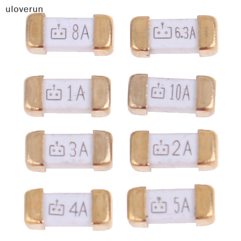 Set 10 Cầu Chì Siêu Nhanh 1808 125v 0451 SMD 1a Đến 10A Chuyên Dụng