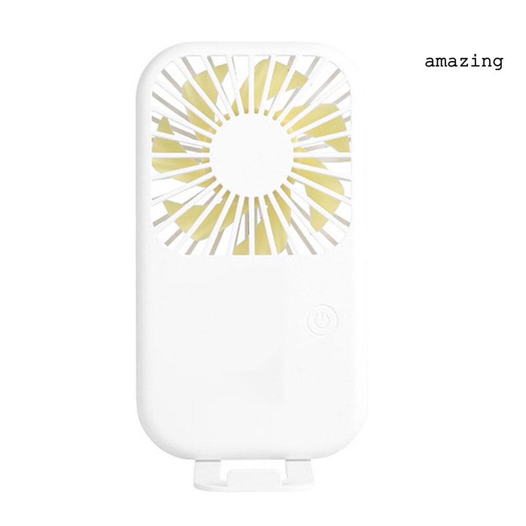Quạt USB Mini Cầm Tay Có Giá Đỡ Điện Thoại Tiếng Ồn Thấp Dễ Thương Tùy Chỉnh Tiện Dụng