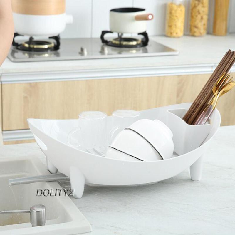 Set 2 Giá Đỡ Chén Dĩa Phơi Khô Thoát Nước Đa Năng