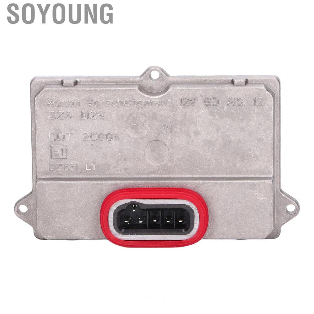 Soyoung 63126907488  Headlamp Control Unit Heat Resistant Xenon Headlight Ballast Module Alloy for Upgrade