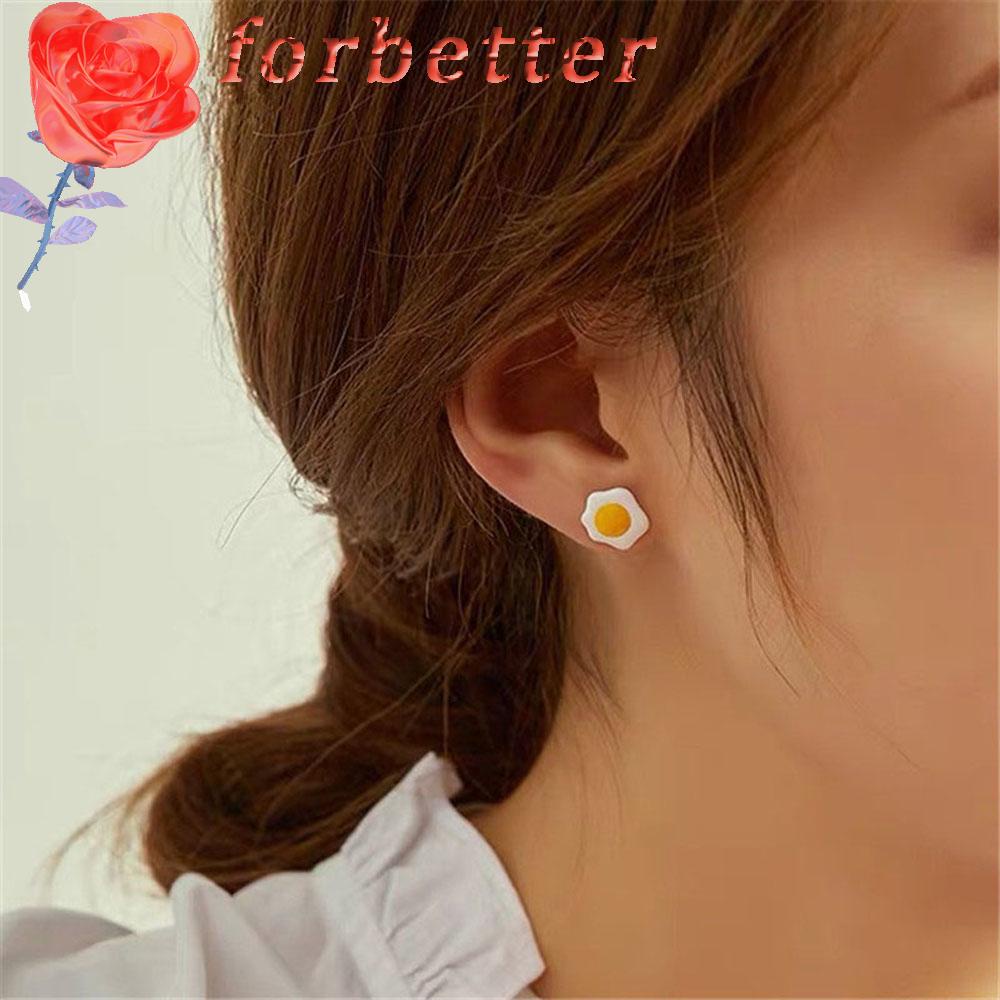 Bông Tai Mạ Bạc 925 Hình Nĩa Sáng Tạo Cho Nữ|Kim Băng Làm Trang Sức Thời Trang