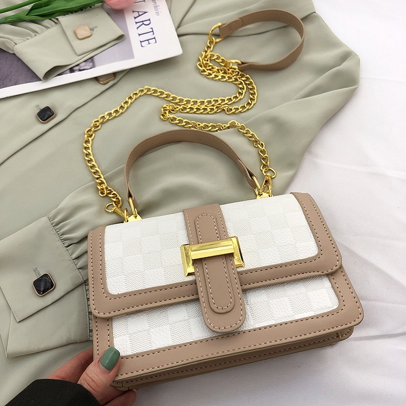 Túi Đeo Chéo Một Bên Vai Hình Vuông Nhỏ Đơn Giản Thời Trang Mùa Hè Phong Cách Hàn Quốc Cho Nữ