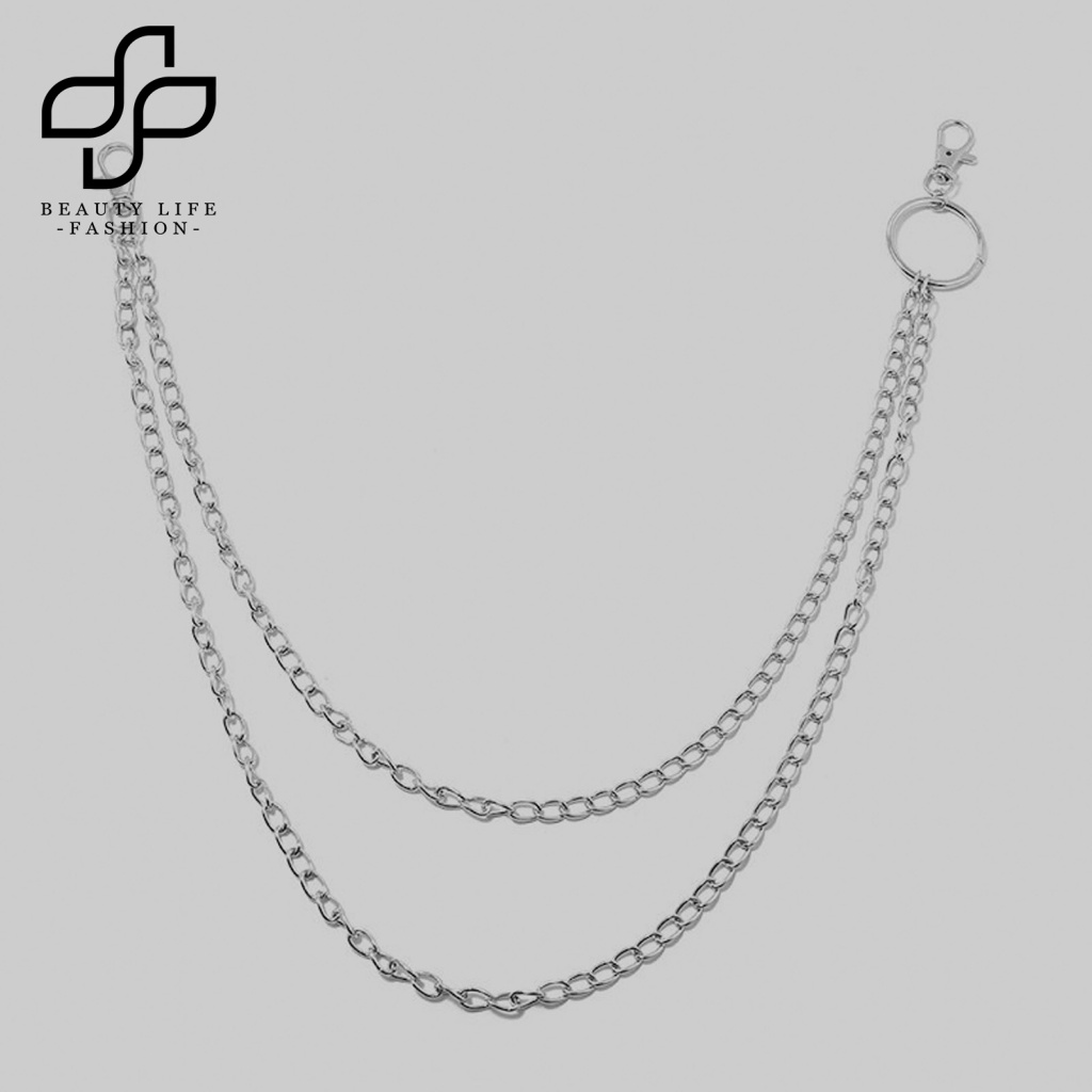 Dây Thắt Lưng Nhiều Lớp Trọng Lượng Nhẹ Phong Cách Hip Hop Cho Nam Và Nữ