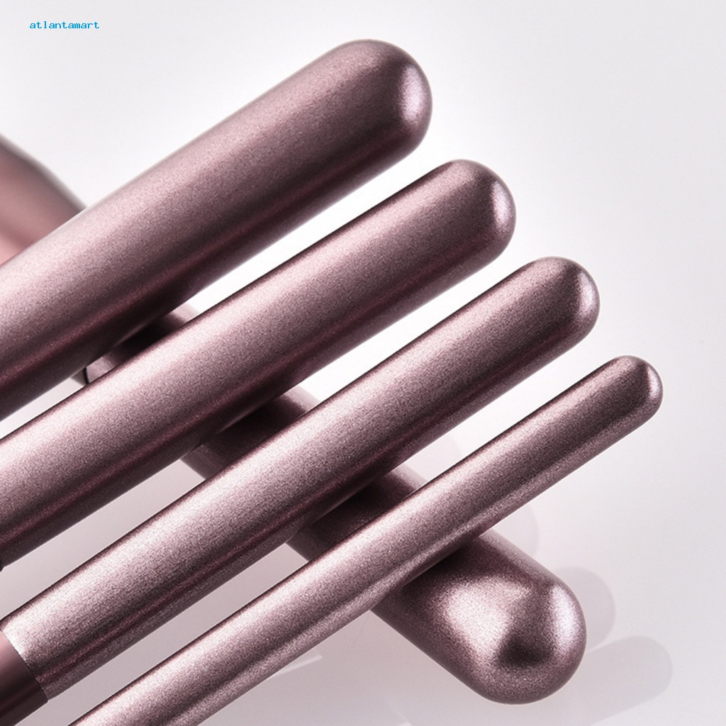 Túi Đựng Đồ Dùng Cao Cấp Tiện Dụng| Set 12 Cọ Trang Điểm Tay Cầm Bằng Gỗ Cho Nữ