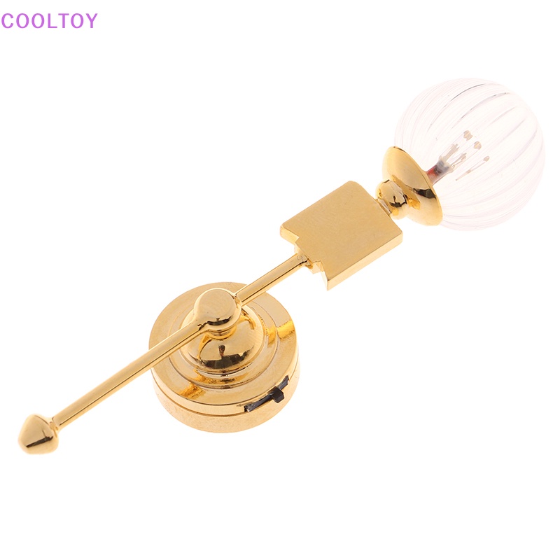 Cooltoy Đèn LED Đầu Tròn Bằng Kính Che Nắng Cho Nhà Búp Bê Tỉ Lệ 1: 12