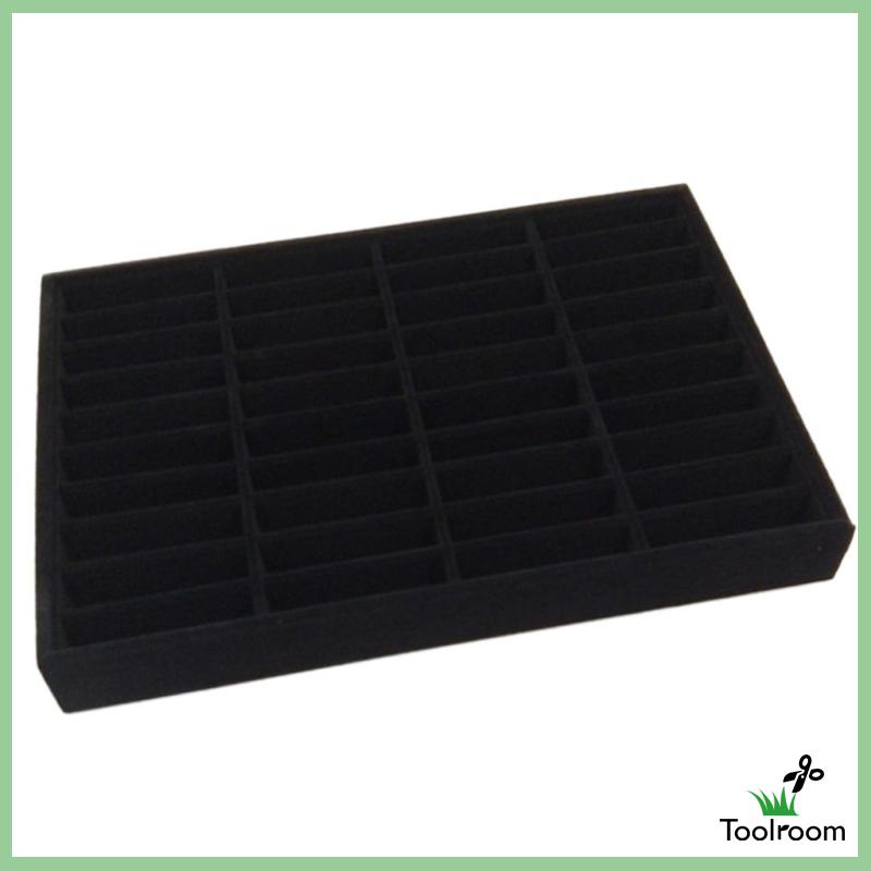 Khay Đựng Vòng Tay 40 Ngăn Màu Xám Thời Trang Cho Nam Và Nữ