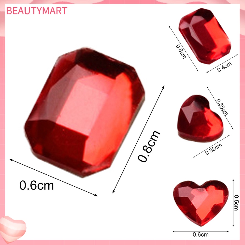 Bộ 10 Đá Trang Trí Móng Tay 2 Màu Sắc Tùy Chọn DIY Dành Cho Nữ