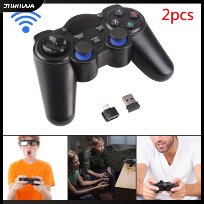 Set 2 Tay Cầm Chơi Game Không Dây 2.4g Dành Cho Android