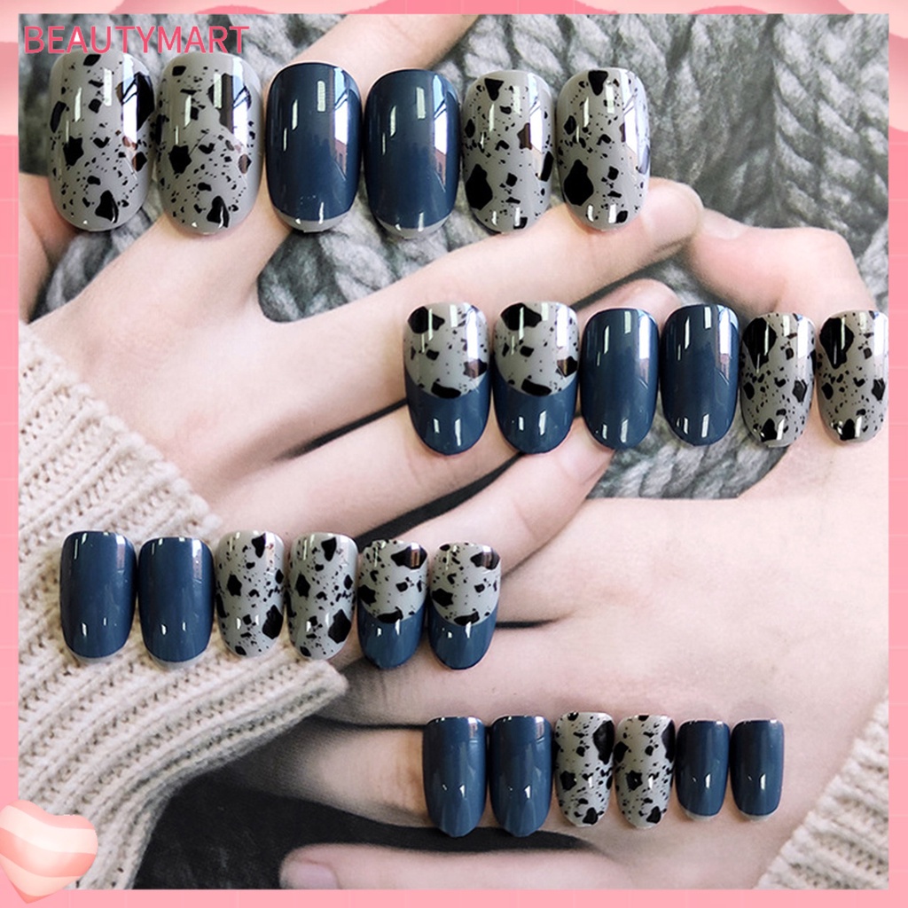 1 Bộ Móng Tay Giả Hiệu Ứng Visual Effect Siêu Mỏng Mượt Mà Dễ Sử Dụng Che Phủ Toàn Diện