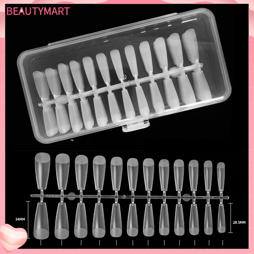 Hộp 240 Phụ Kiện Trang Trí Móng Tay Trong Suốt Siêu Mỏng Tiện Dụng