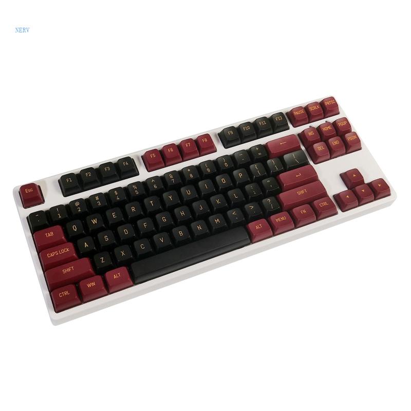 Set 149 Nút Bàn Phím Cơ In Chữ Tiếng Anh Nhiều Màu Sắc