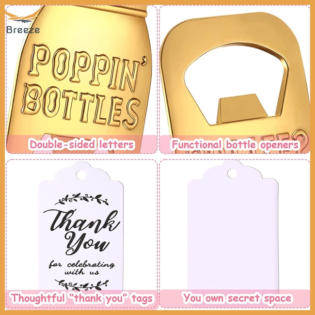 Set 24 Dây Đay 10m In Chữ Thank You Kèm Đồ Khui Chai Độc Đáo Trang Trí Tiệc Sinh Nhật Cho Bé