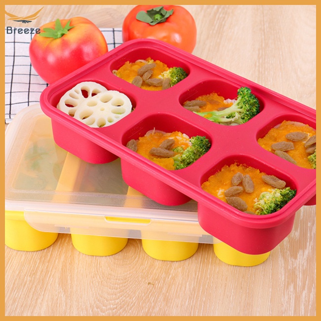 Khuôn Silicone 6 Ngăn 750ml Làm Đông Đá Tiện Dụng