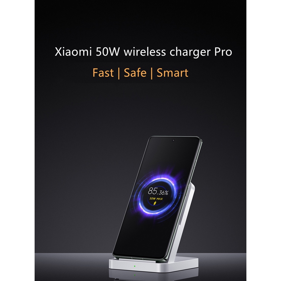 Đế Sạc Không Dây Xiaomi 50W 50W Làm Mát Tiện Dụng Dành Cho Xiaomi 13 / 12 / 11 / 10 Series