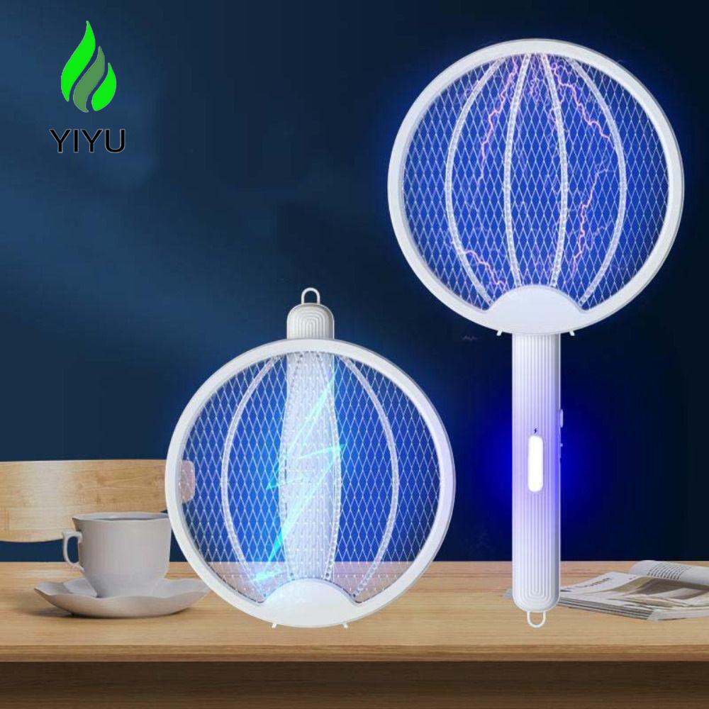 YIYU Vợt Điện Diệt Muỗi / Côn Trùng Xoay Được Sạc USB TYLER1 Tiện Lợi Dành Cho Mùa Hè