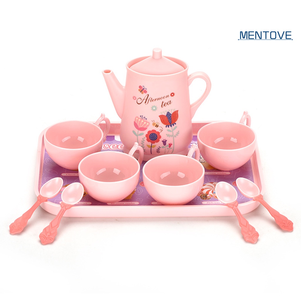 Set 35 Món Đồ Chơi Mô Phỏng Vali + Khay Đựng Ấm Trà + Khay Trưng Bày Bằng ABS Có Thể Tháo Rời Cho Bé Gái