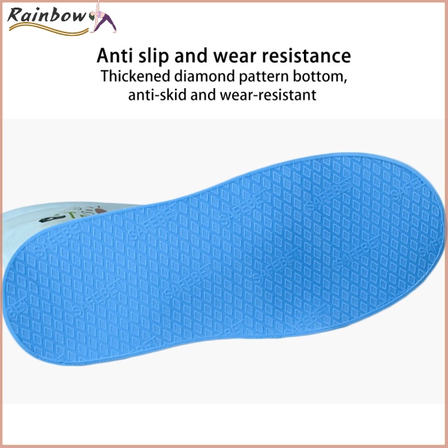 Vỏ Bọc Giày Đi Mưa Dày Dặn Chống Trượt Chống Thấm Nước Chống Mài Mòn Có Thể Tái Sử Dụng