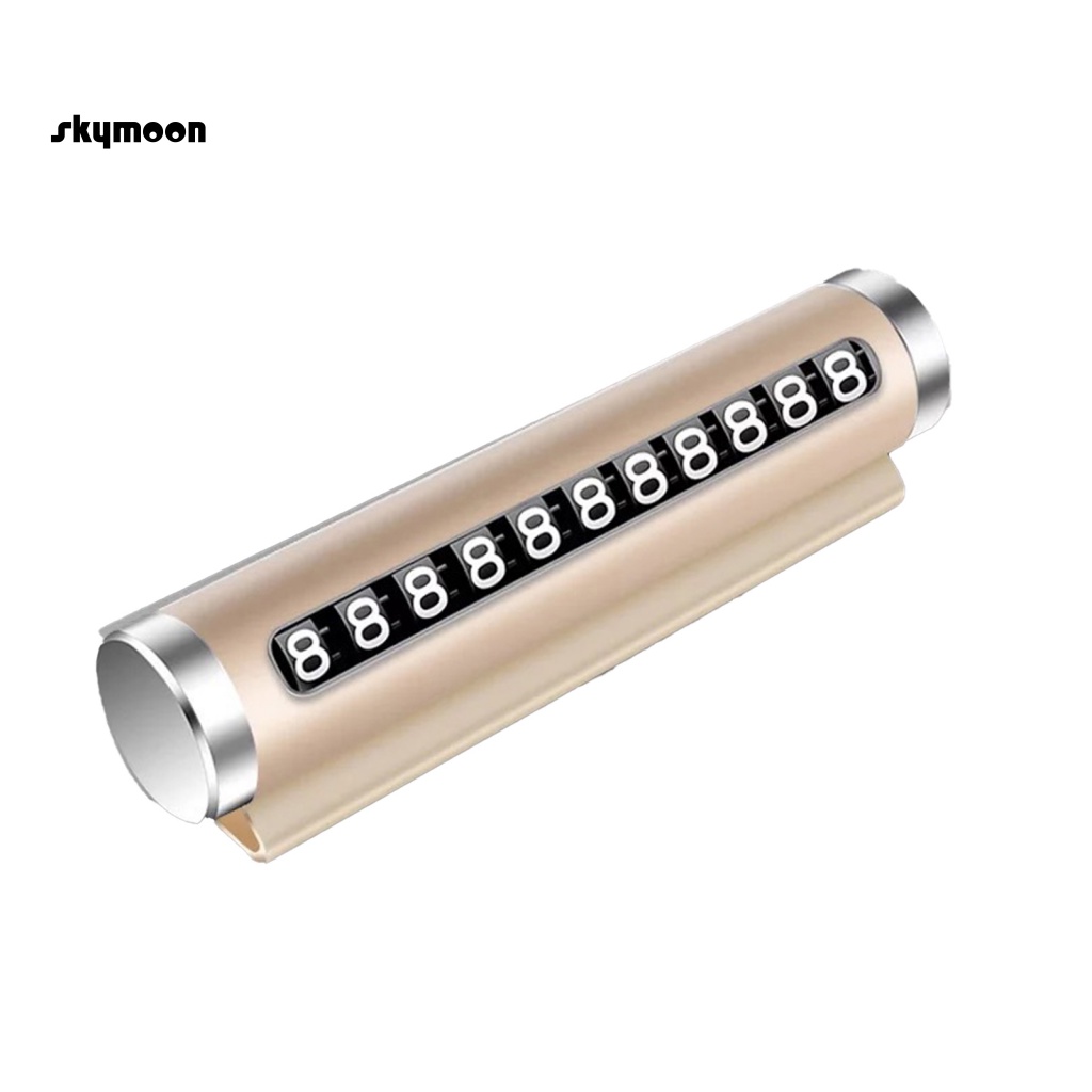 Thẻ Đỗ Xe Tạm Thời Dạng Con Lăn Bằng Kim Loại Thông Dụng Tháo Gỡ Được Cho Xe Hơi