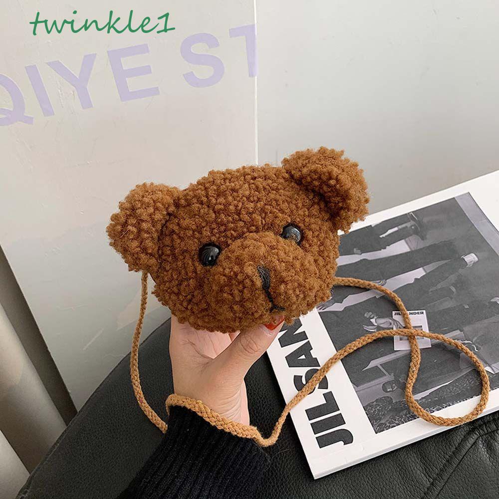 Túi Đeo Chéo Hình Gấu Hoạt Hình Đáng Yêu Cho Bé