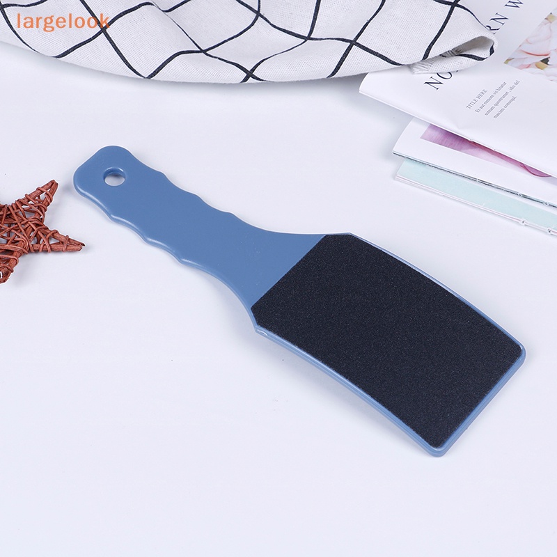 [Biglook] Dụng Cụ Mài Da Chết Hai Mặt Tay Cầm Cong Màu Xanh Dương