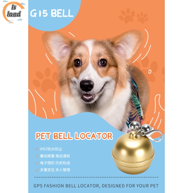 Thiết Bị Định Vị Gps G15 Chống Nước Kết Nối Wifi Cho Thú Cưng