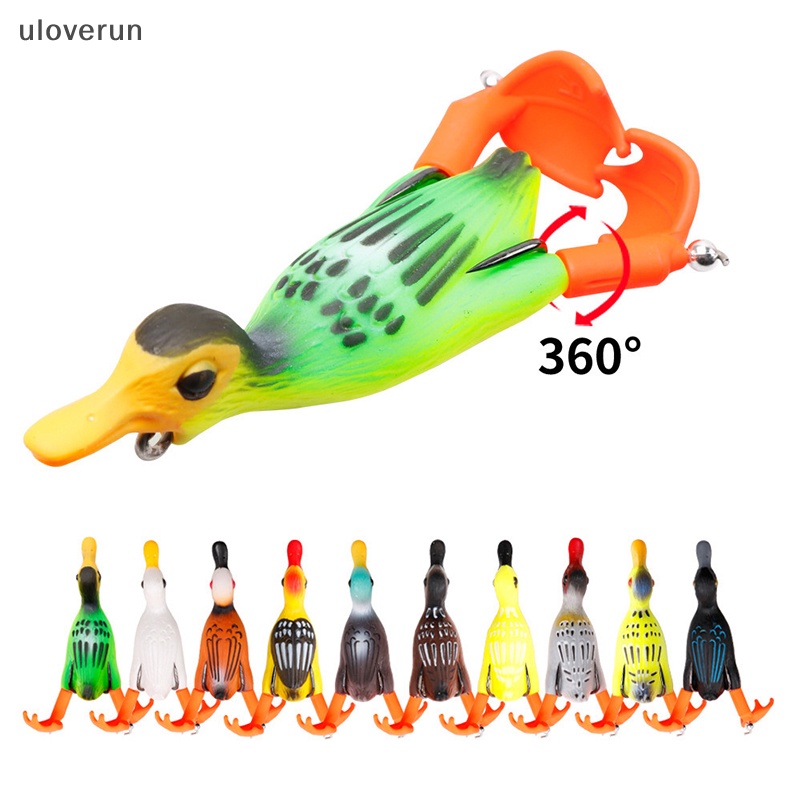 Mồi Câu Cá Giả Hình Vịt 9.5cm Chất Lượng Cao