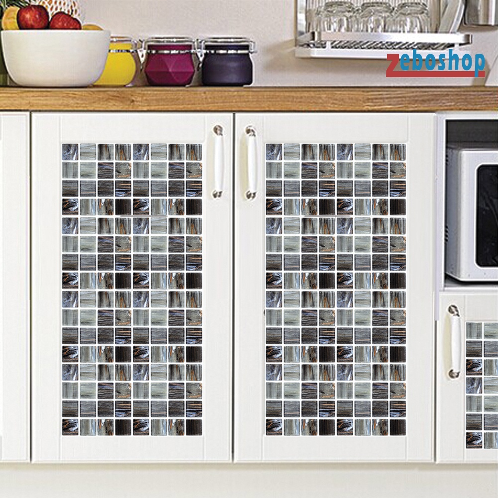 Bộ 6 Miếng Dán Sàn Nhà Chống Thấm Nước Phong Cách Châu Âu