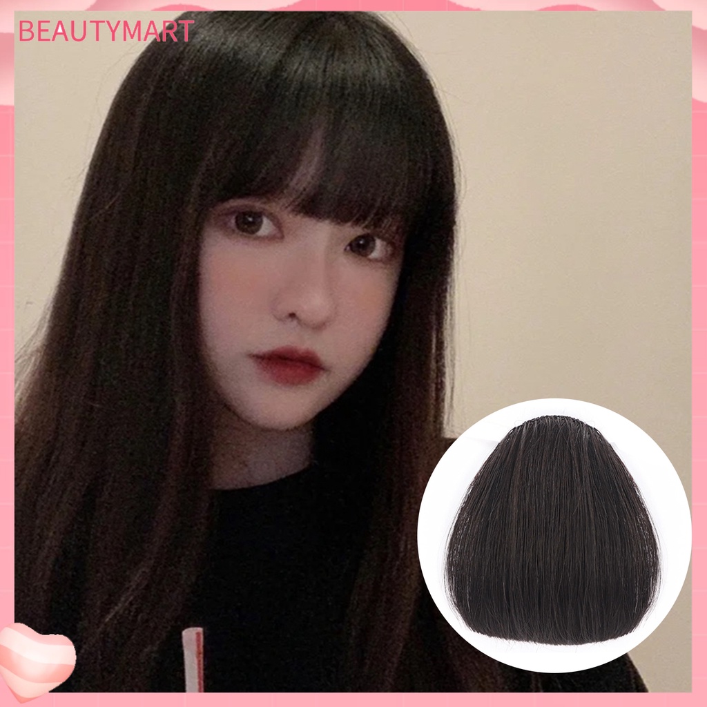 Tóc Giả Mềm Mại Thoáng Khí [beautymart] Sợi Chịu Nhiệt Cao Phía Trước Cho Nữ