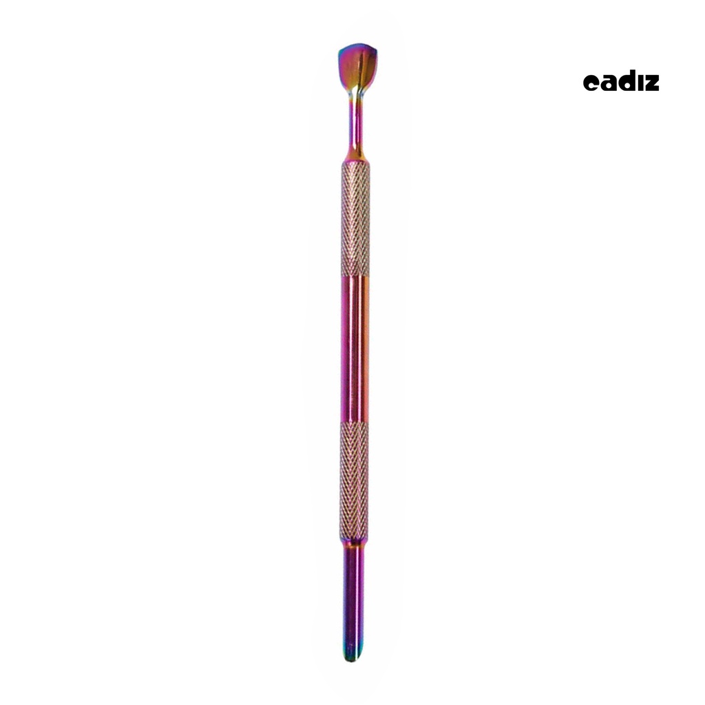 Dụng Cụ Đẩy Biểu Bì Cắt Móng Hai Đầu Hình Tròn / Cong Bằng Thép Không Gỉ Dùng Chăm Sóc Móng Tay