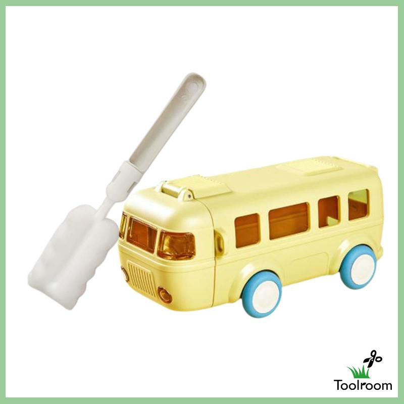 Bình Nước 500ml Hình Xe Buýt Hoạt Hình Dễ Thương Cho Bé