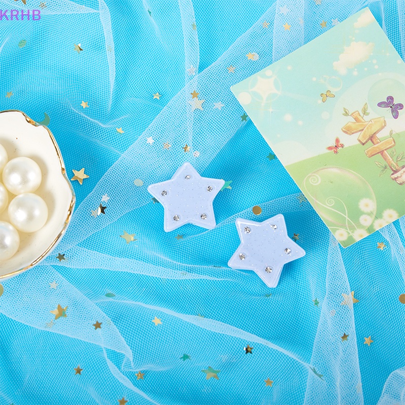 Set 2 Kẹp Tóc Hình Ngôi Sao Xinh Xắn Cho Nữ Mới