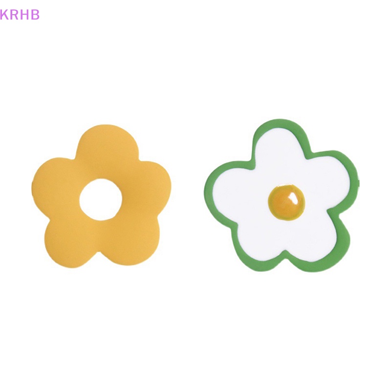 Khuyên Tai Dạng Kẹp Hình Bông Hoa Nhiều Màu Sắc Dành Cho Nữ Mới