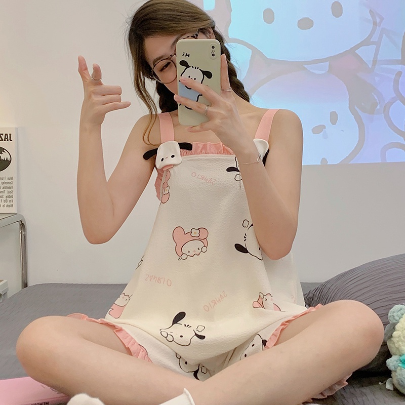 Ốp Điện Thoại Cotton Họa Tiết Hoạt Hình Dễ Thương Thời Trang Mùa Hè Cho Nữ