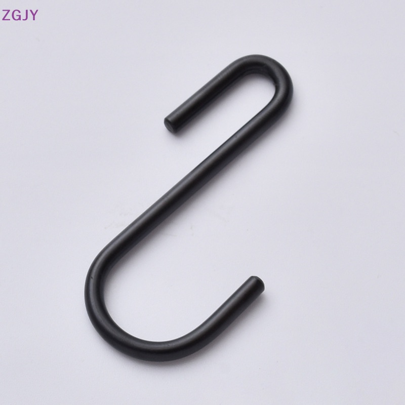 Zgjy Set 5 Móc Treo Hình Chữ S Màu Bạc / Đen Dùng Cho Nhà Bếp / Phòng Tắm / Văn Phòng / Cây Trồng Mới