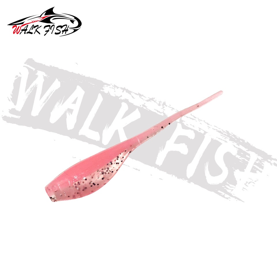 Set 20 Mồi Giả Câu Cá Hình Con Sâu Bằng Silicon Mềm 0.7g 5cm Hai Màu