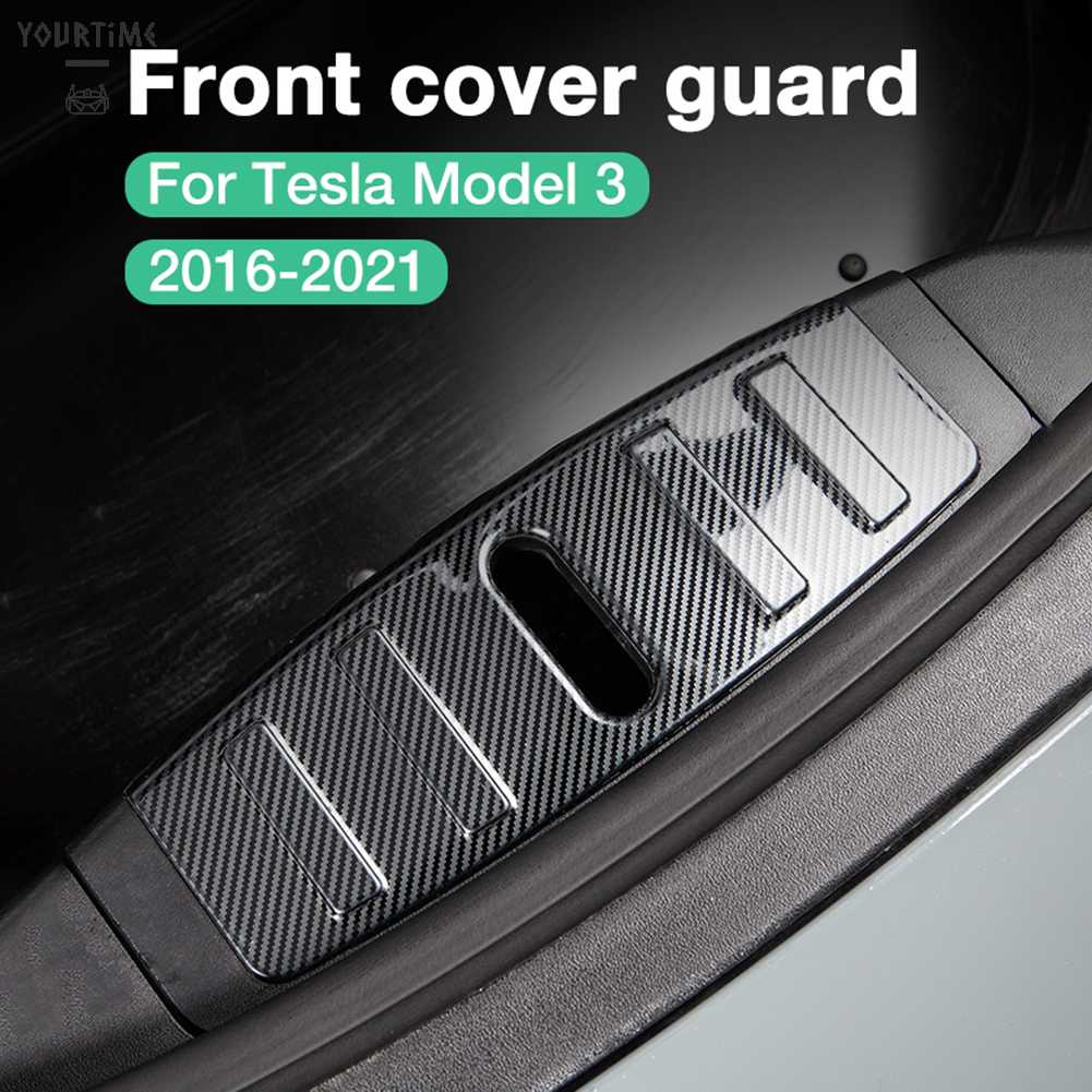 Tấm Chắn Bảo Vệ Bằng Thép Không Gỉ Gắn Phía Trước Xe Hơi Tesla Model 3 2016-2021
