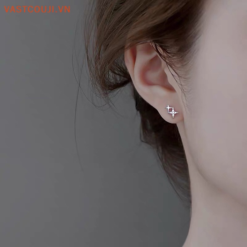 Bông Tai Ngôi Sao Năm Cánh Lãng Mạn Thời Trang Cho Nữ