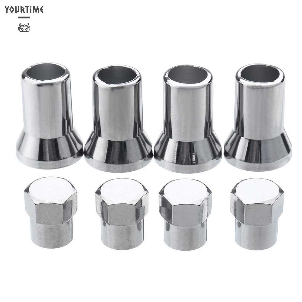 Set 4 Nắp Van Bánh Xe TR413 Mạ Crôm