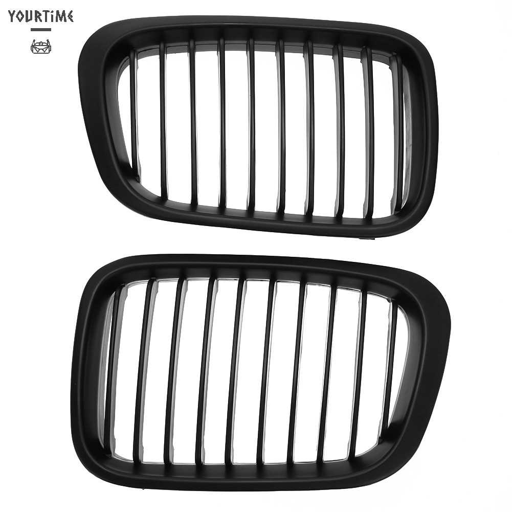 2 MiếNg LướI TảN NhiệT MàU Đen NháM GắN Mui Xe BMW E46 98-01 318i 320i