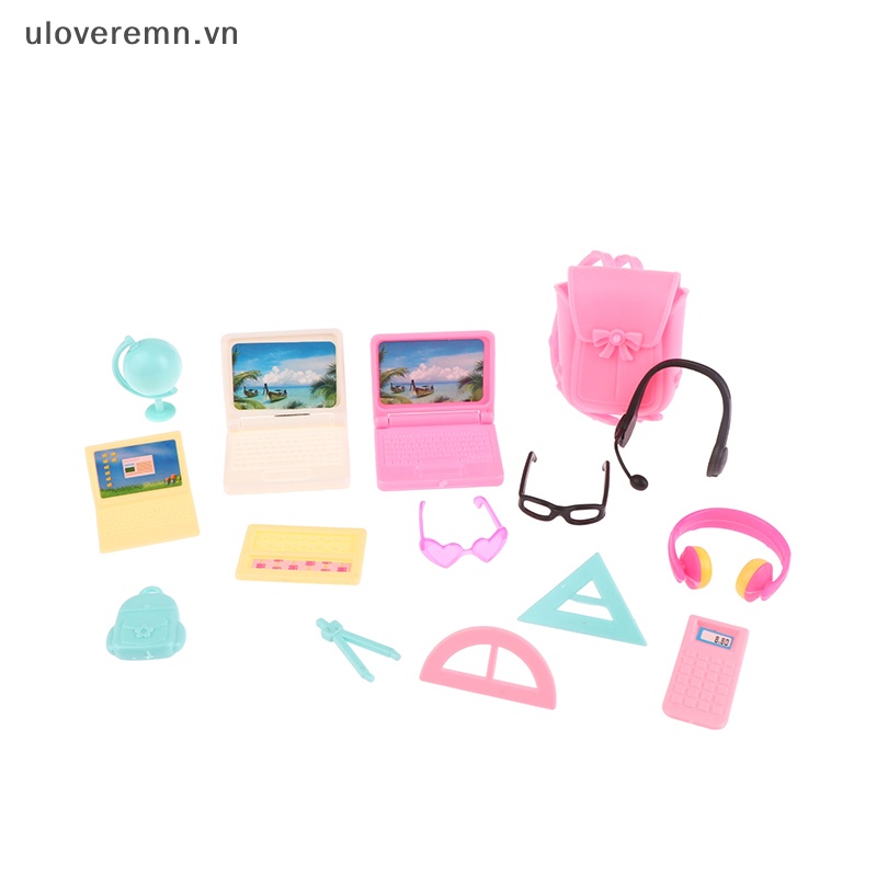 Set 14 Mô Hình Nội Thất Xinh Xắn Cho Nhà Búp Bê Tỉ Lệ 1: 12