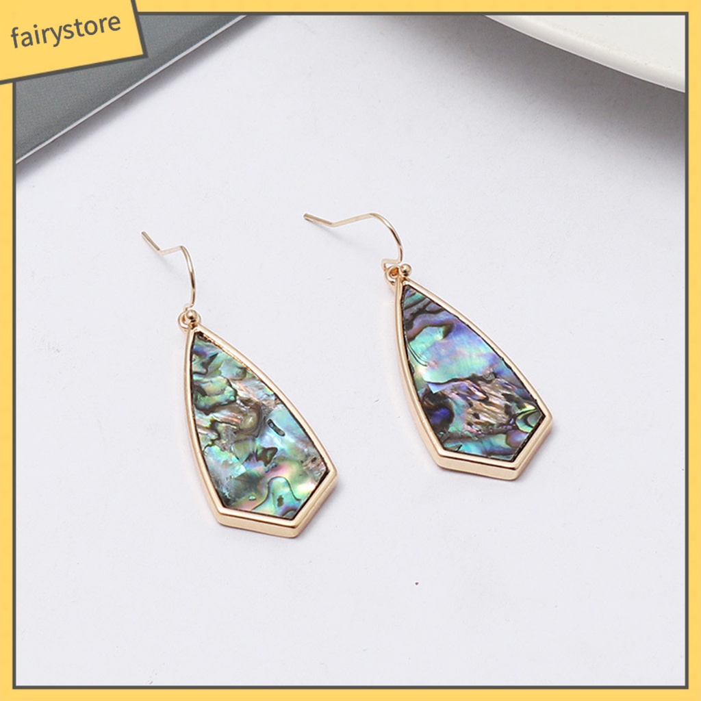 1 Đôi Bông Tai Hợp Kim Dáng Dài Họa Tiết Da Báo Thời Trang Cho Nữ