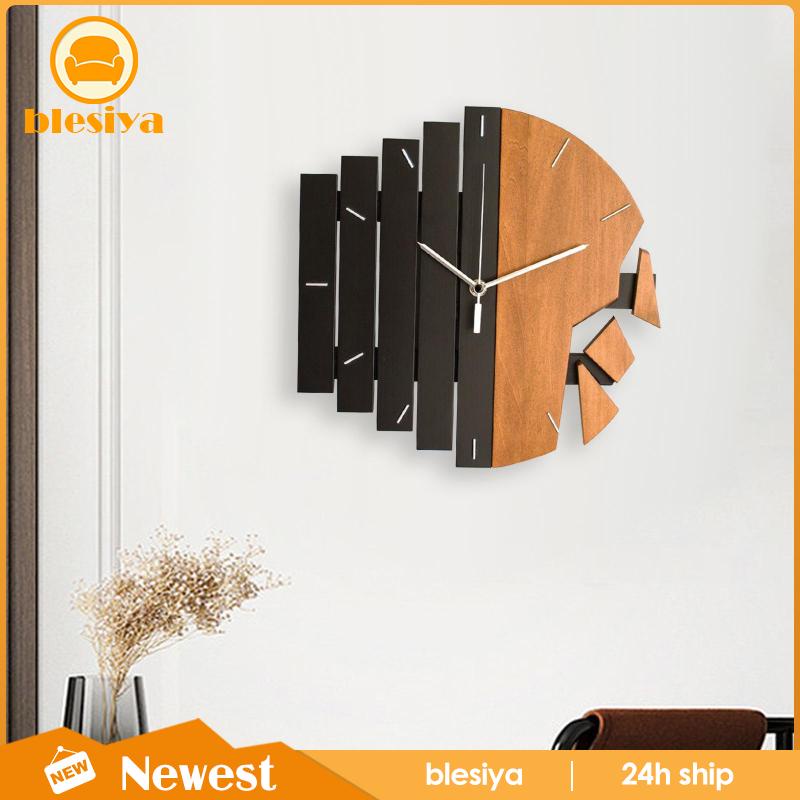 Đồng Hồ Treo Tường Điêu Khắc Lớn Trang Trí Nhà Bếp / Văn Phòng