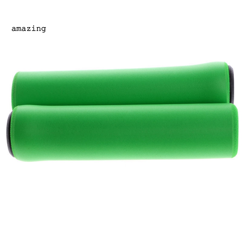 1 Cặp Vỏ Bọc Tay Lái Xe Đạp MTB Bằng Silicon Mềm Mại Chống Trượt