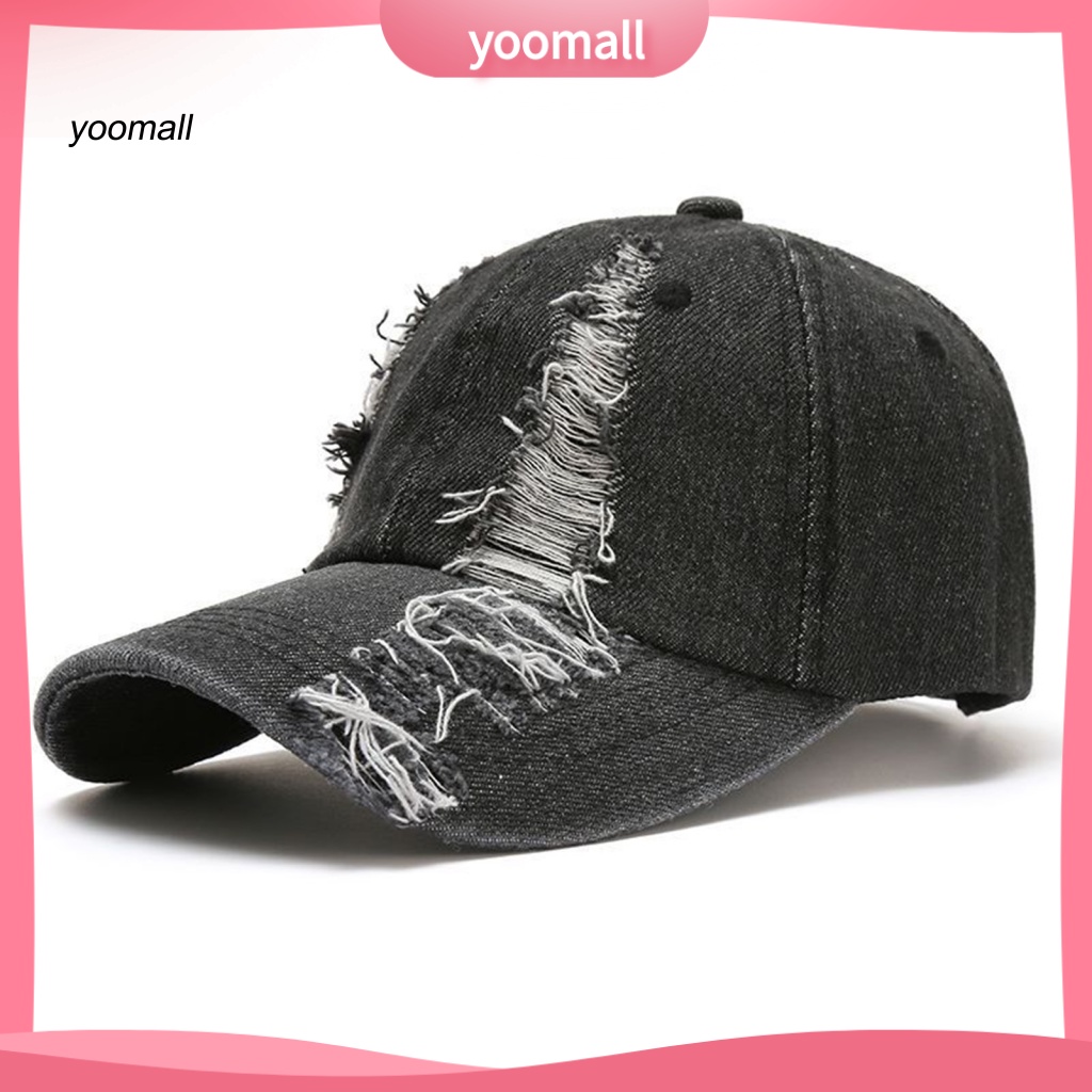 Mũ Lưỡi Trai Denim Màu Sắc Đơn Giản Phong Cách Hip Hop Cho Nam Và Nữ