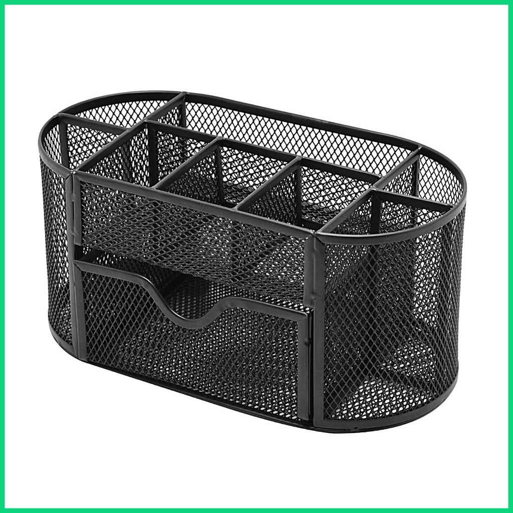 Giá Đỡ Bút Chì Để Bàn 9 Ngăn Bằng Kim Loại Nghệ Thuật Tiện Lợi Dành Cho Gia Đình